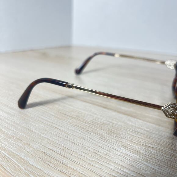 Bvlgari 4180-B 504 Eyeglasses W/ Rhinestones FRAME ONLY Tortoise Shell 52-16-140 main image 12